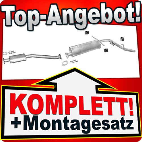 Auspuff für nissan - auspuff, navara